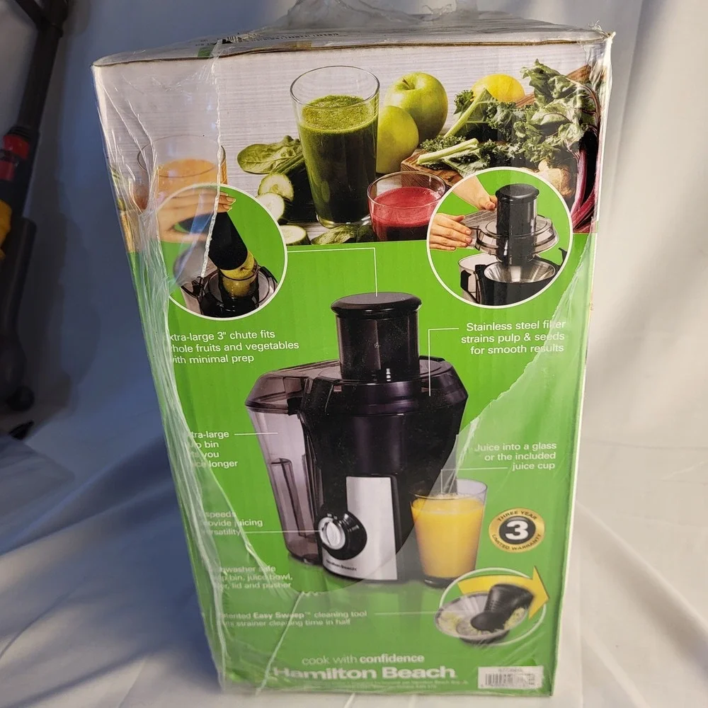 New Hamilton Beach 67735 Easy Clean Juice Extractor